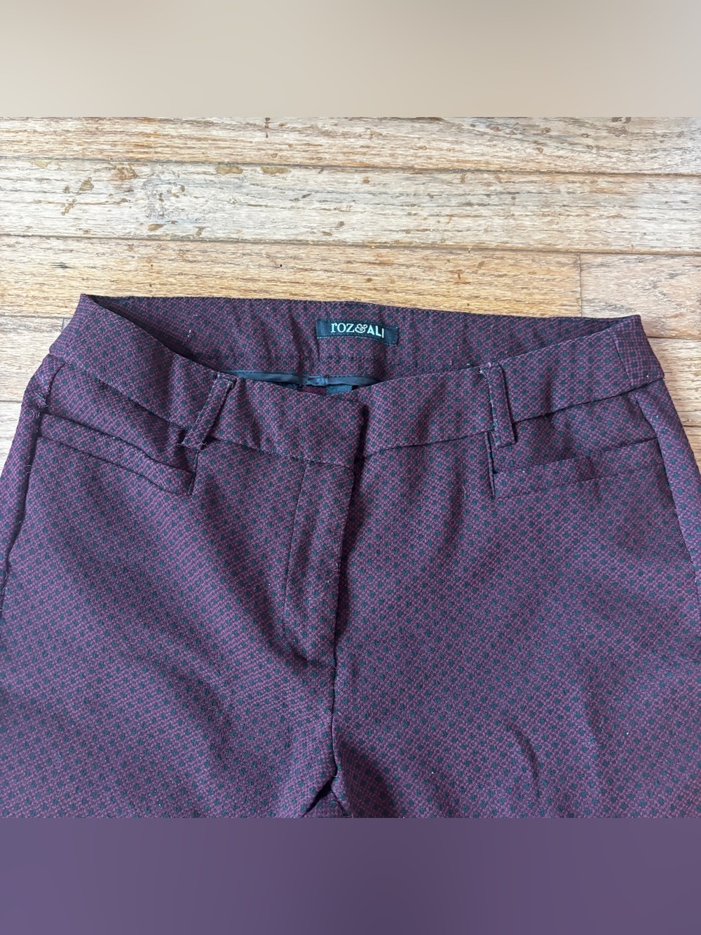 Womens Roz & Ali dress slacks size 2 - Picture 7 of 12